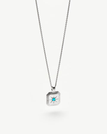 December Birthstone Pendant Necklace | Dyed Turquoise Magnesite/December Necklaces Missoma 