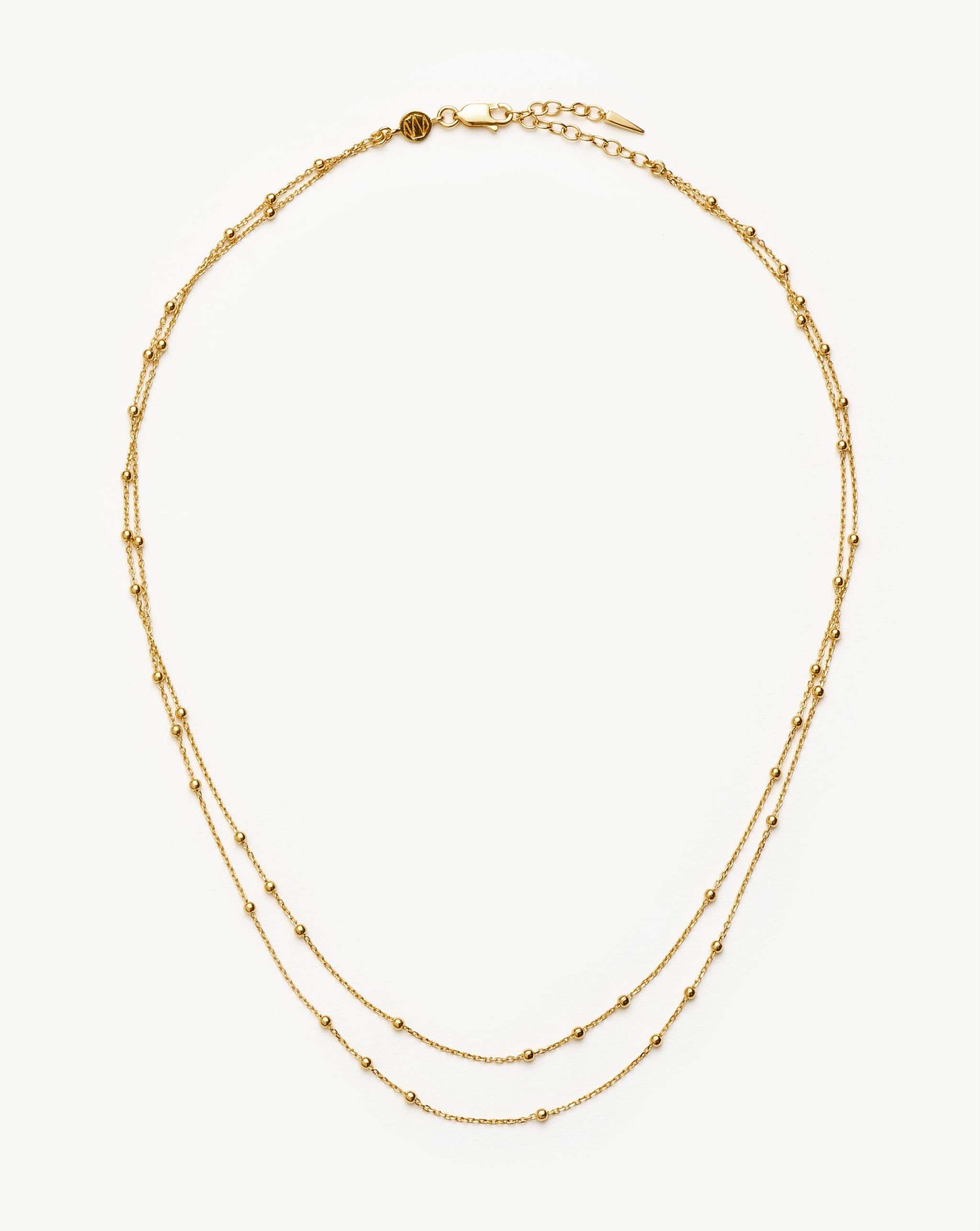 Double Chain Gold Necklace Missoma US — free download