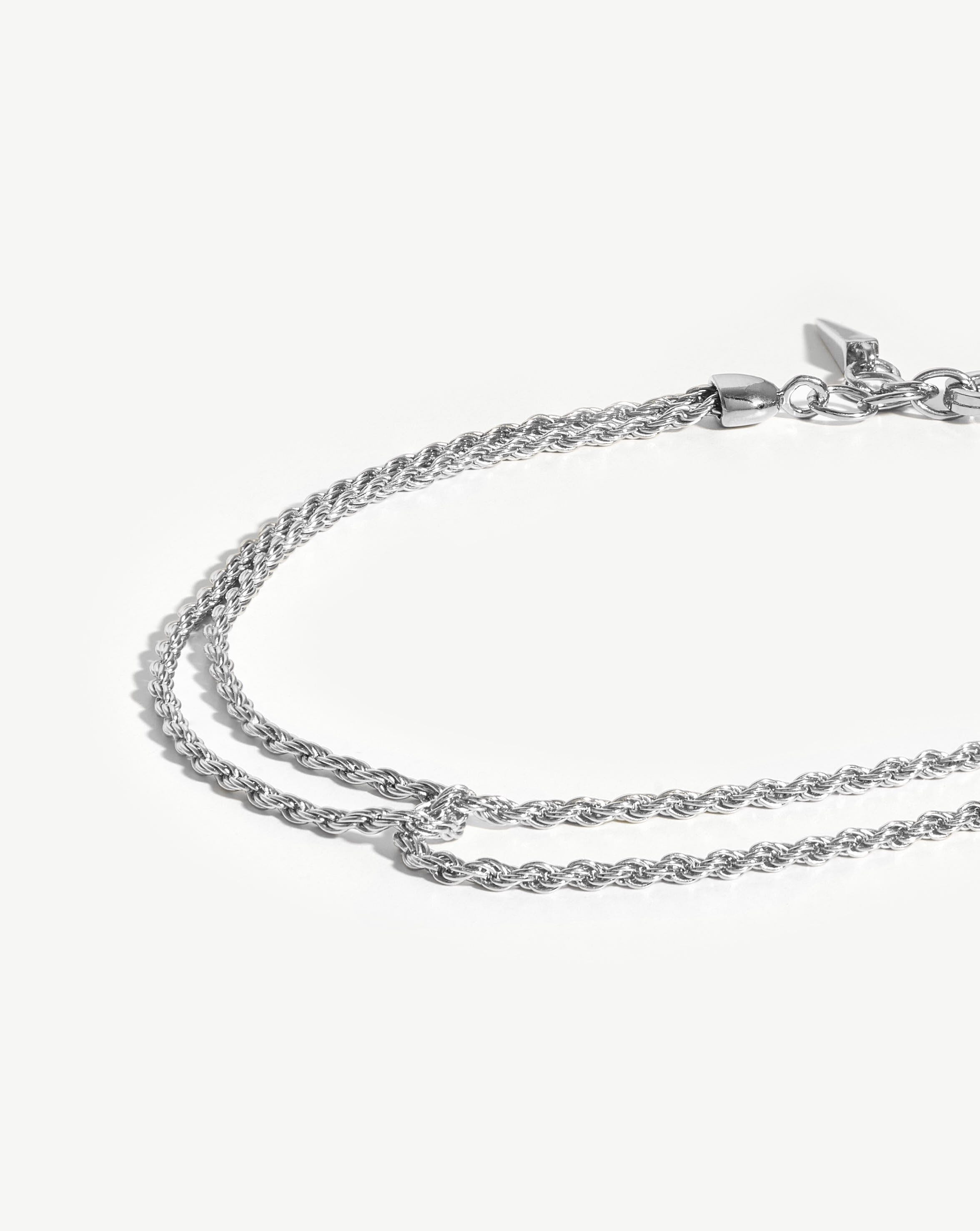 Double Rope Bracelet | Sterling Silver Bracelets Missoma 