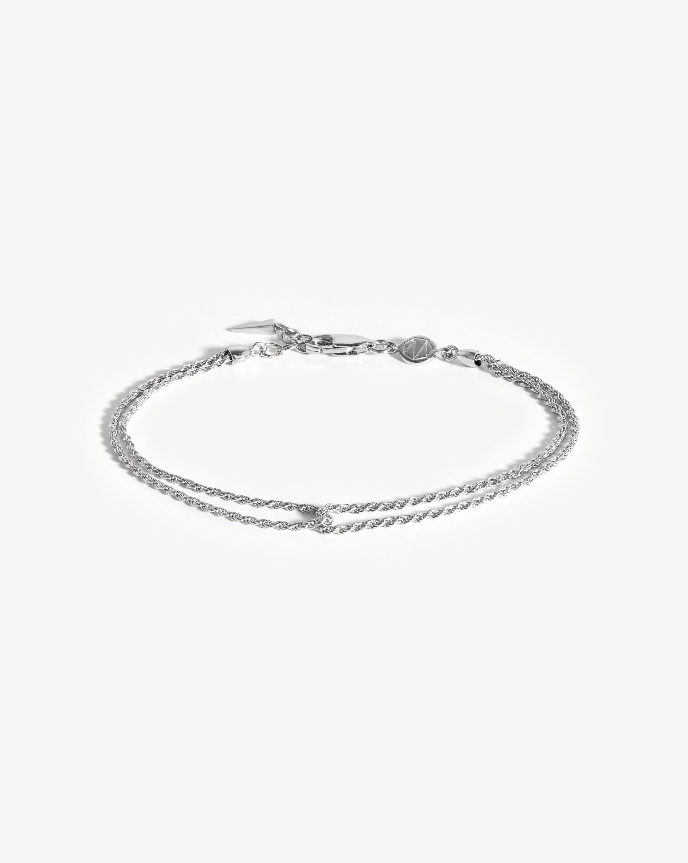 Double Rope Bracelet | Sterling Silver Bracelets Missoma 