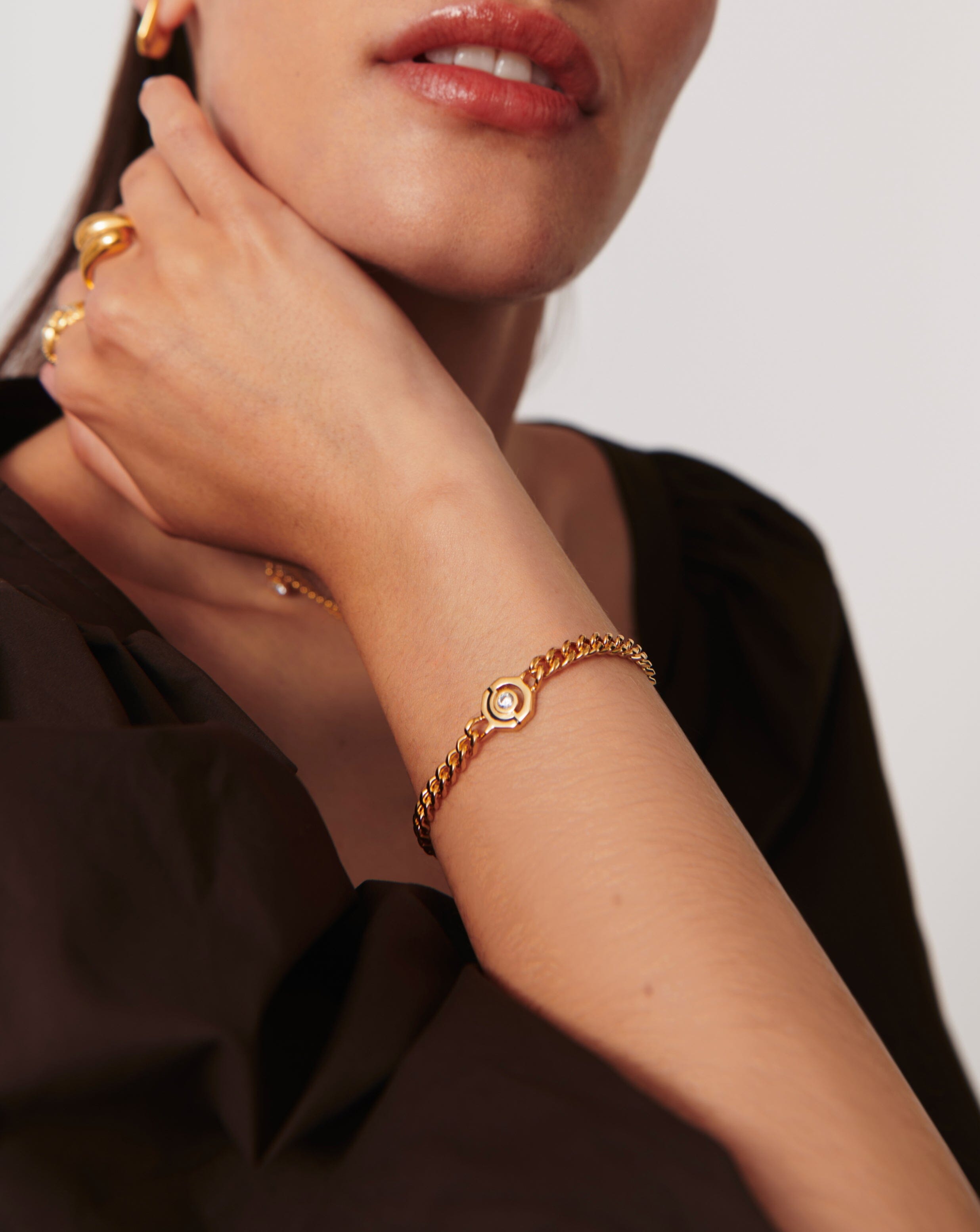 Buy RADLEY Womens Charm Bracelet 18ct Rose Gold Plated