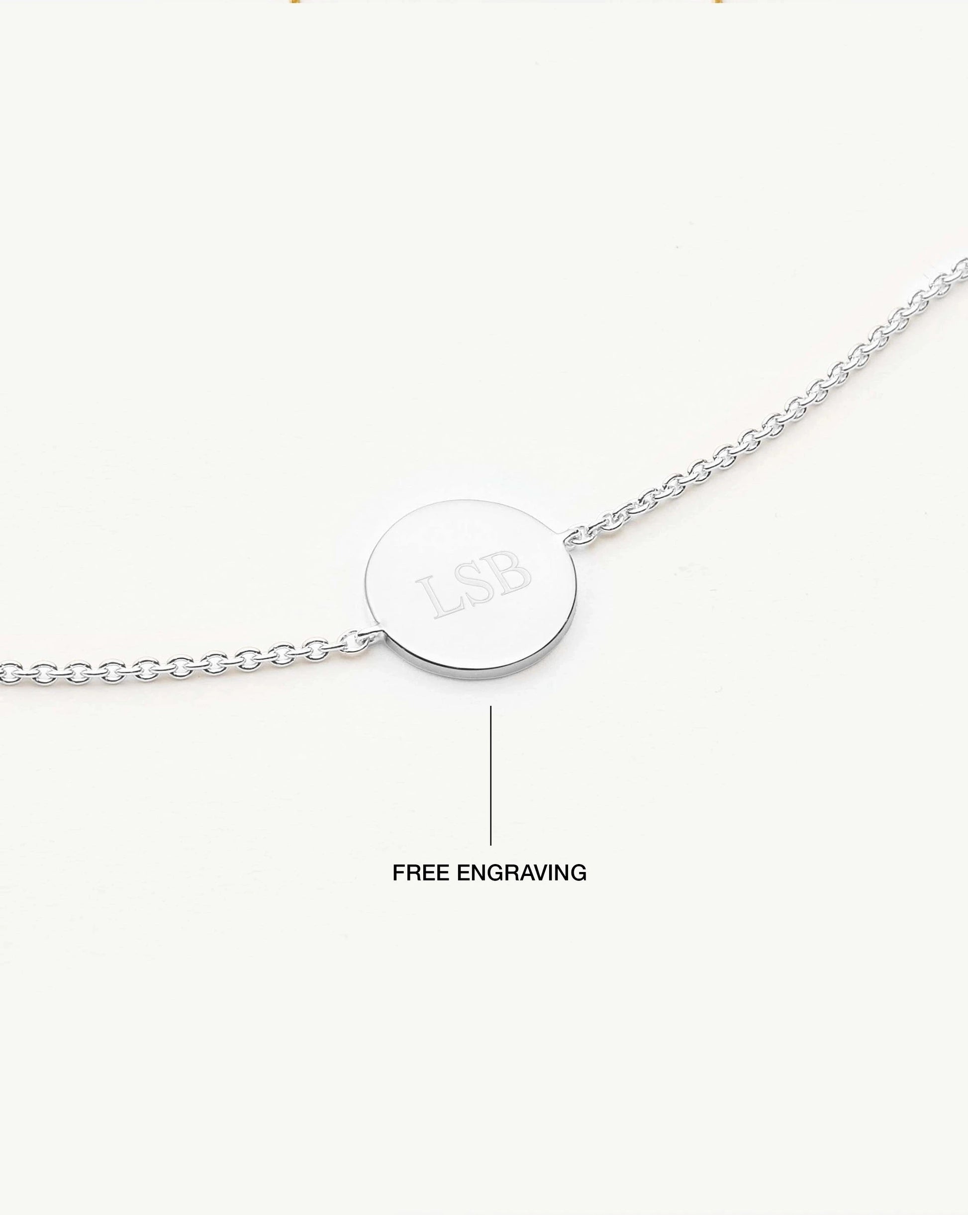 Engravable Round Bracelet Bracelets Missoma 