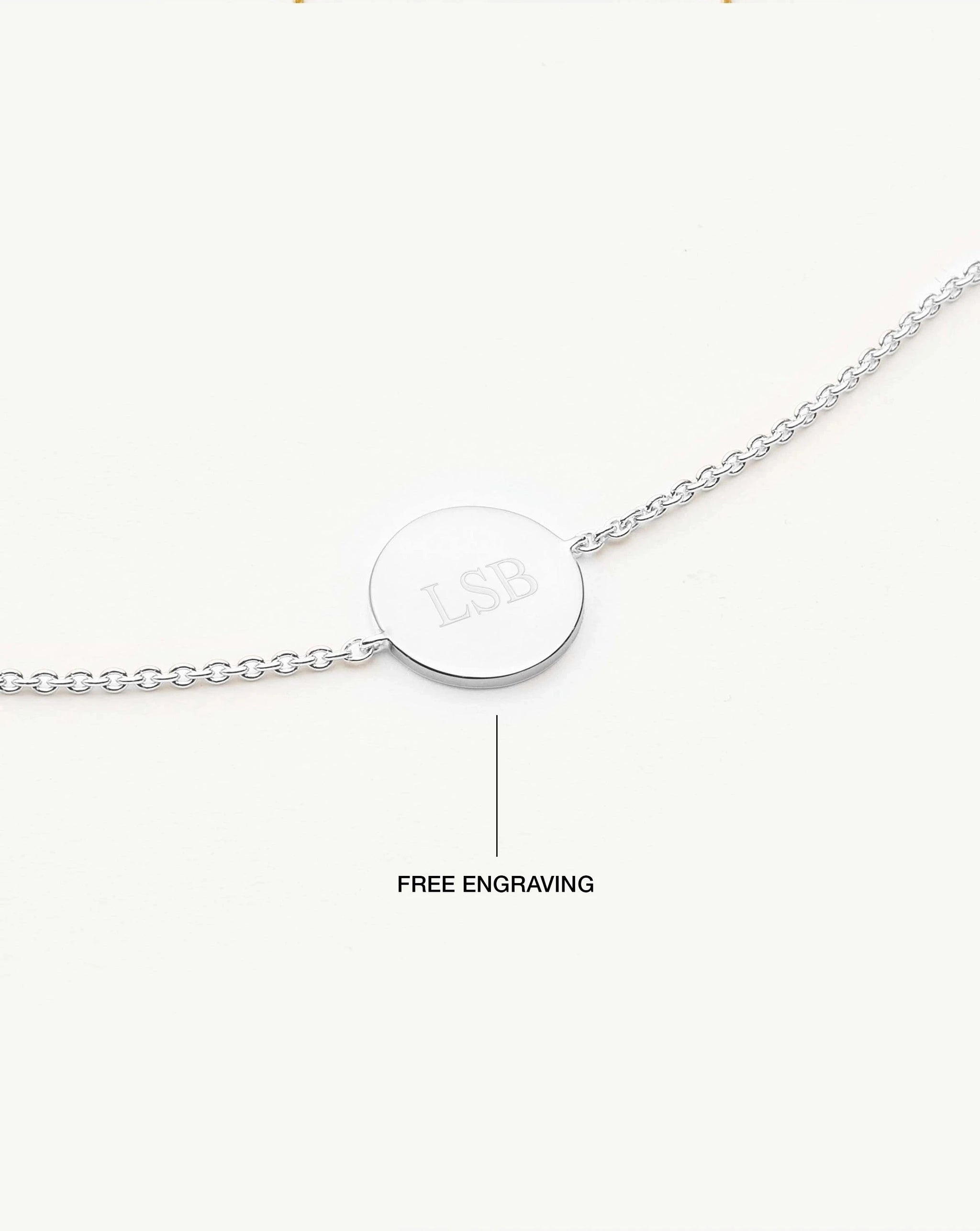 Engravable Round Bracelet Bracelets Missoma 