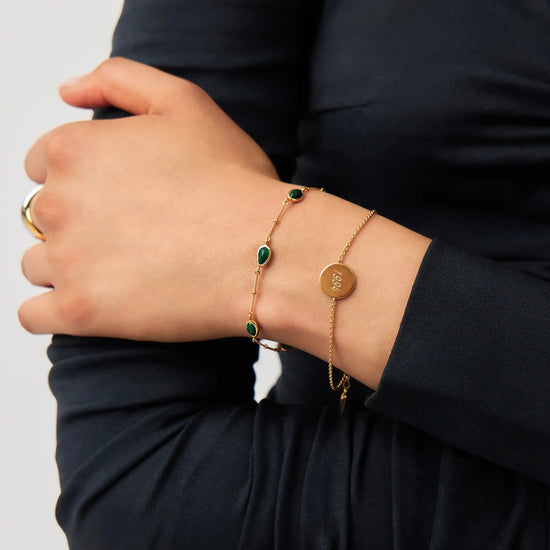 Engravable Round Bracelet Bracelets Missoma 