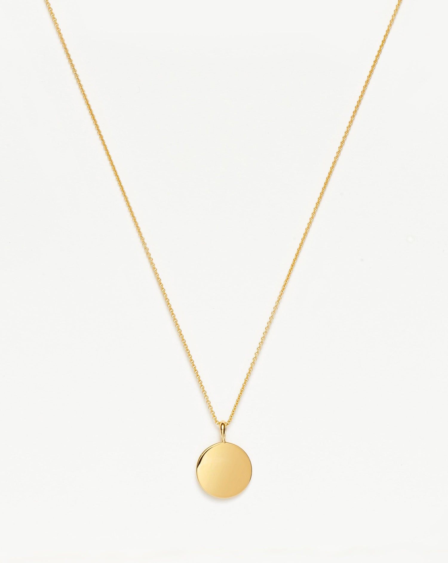 Engravable Round Necklace Necklaces Missoma 
