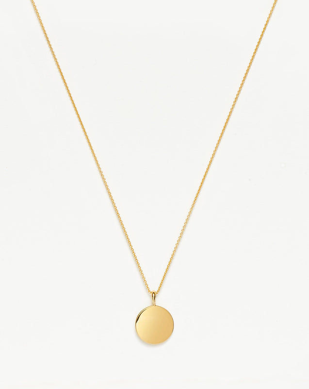 Engravable Round Necklace