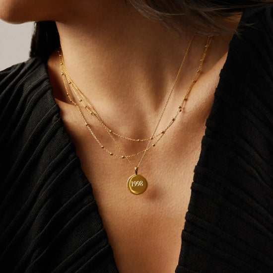 Engravable Round Necklace Necklaces Missoma 