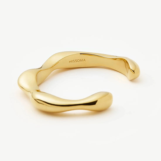 Eny Puffy Cuff Bracelet | 18k Gold Plated Bracelets Missoma 