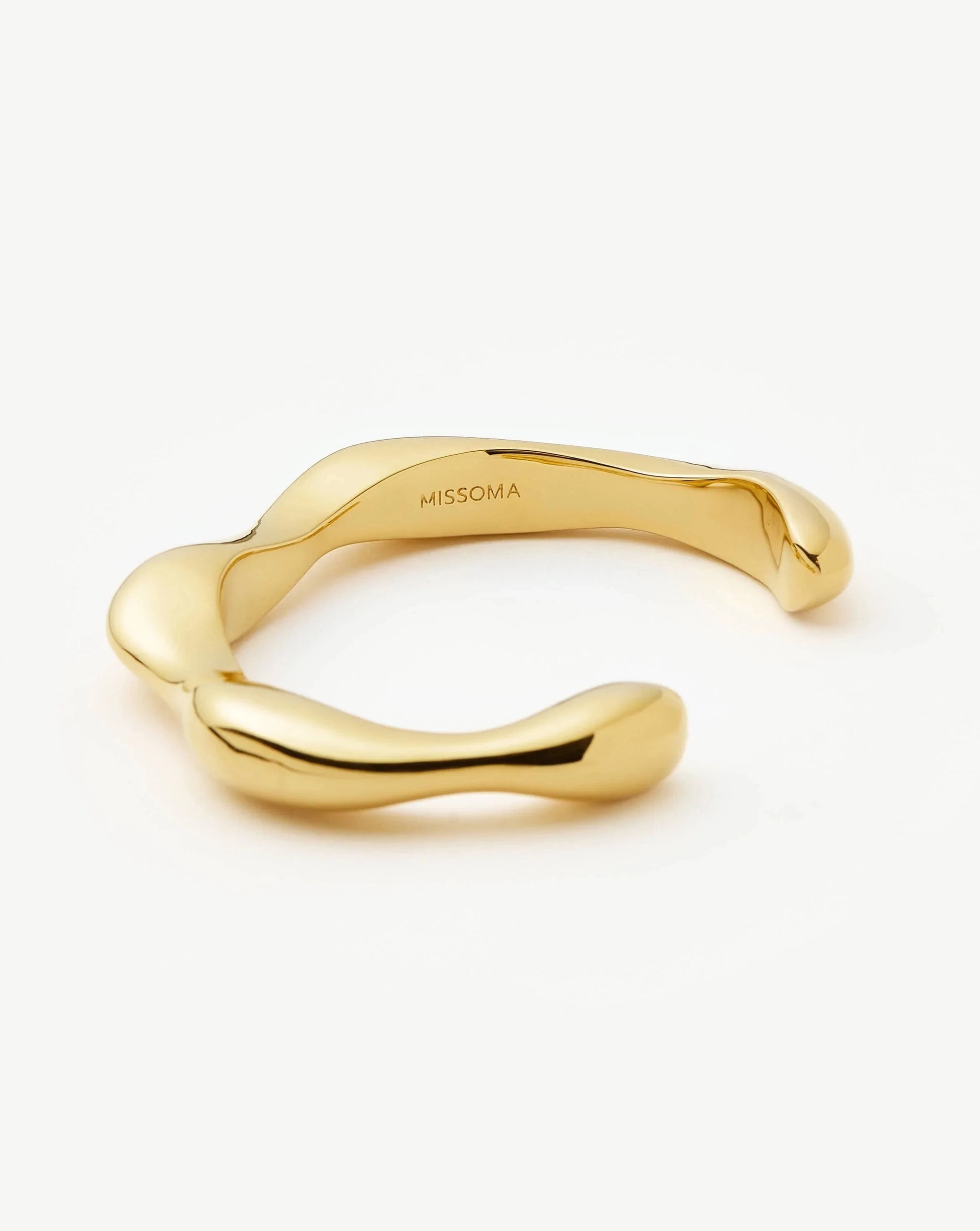 Eny Puffy Cuff Bracelet | 18k Gold Plated Bracelets Missoma 