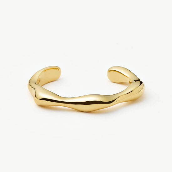 Eny Puffy Cuff Bracelet | 18k Gold Plated Bracelets Missoma 