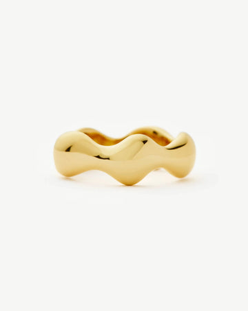 Eny Puffy Stacking Ring | 18k Gold Plated Rings Missoma 
