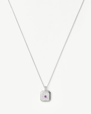 February Birthstone Pendant Necklace | Amethyst/February Necklaces Missoma 