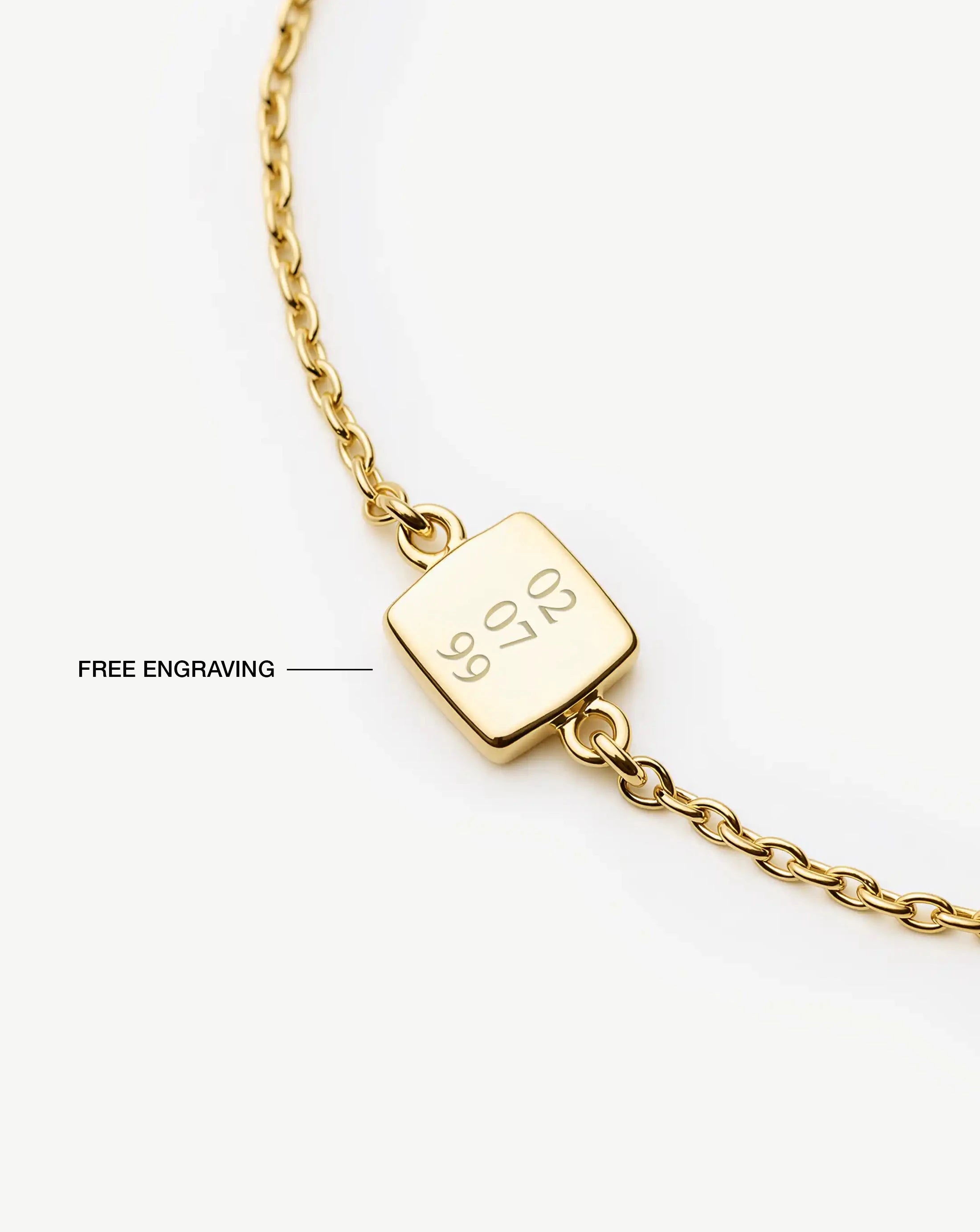 Feburary Birthstone Slider Bracelet | 18k Gold Plated/Natural Amethyst Bracelets Missoma 