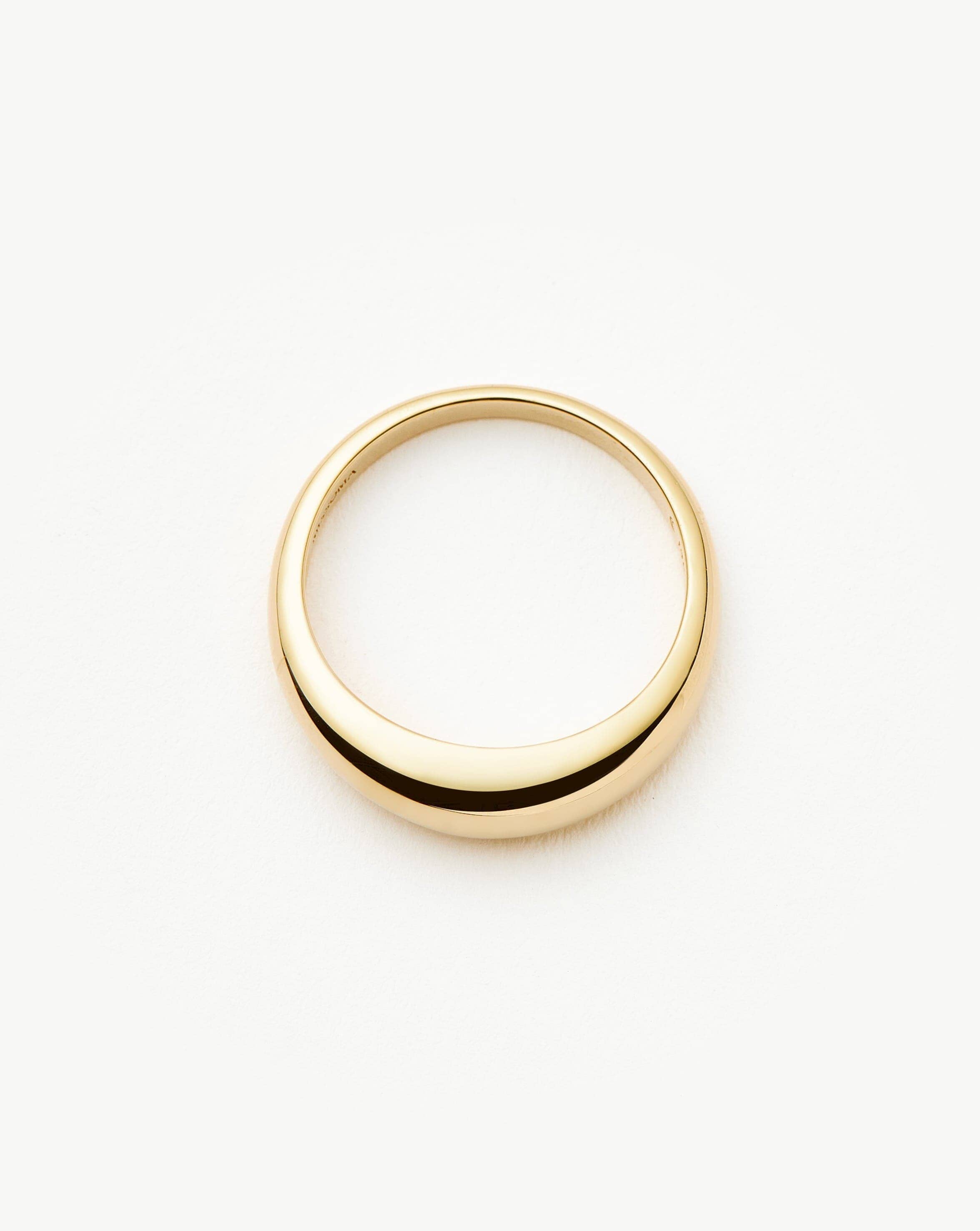 Fine Classic Dome Ring | 14k Solid Gold Rings Missoma 