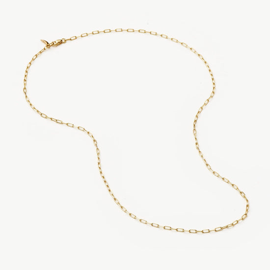 Fine Classic Paperclip Chain Necklace | 14k Solid Gold Necklaces Missoma 