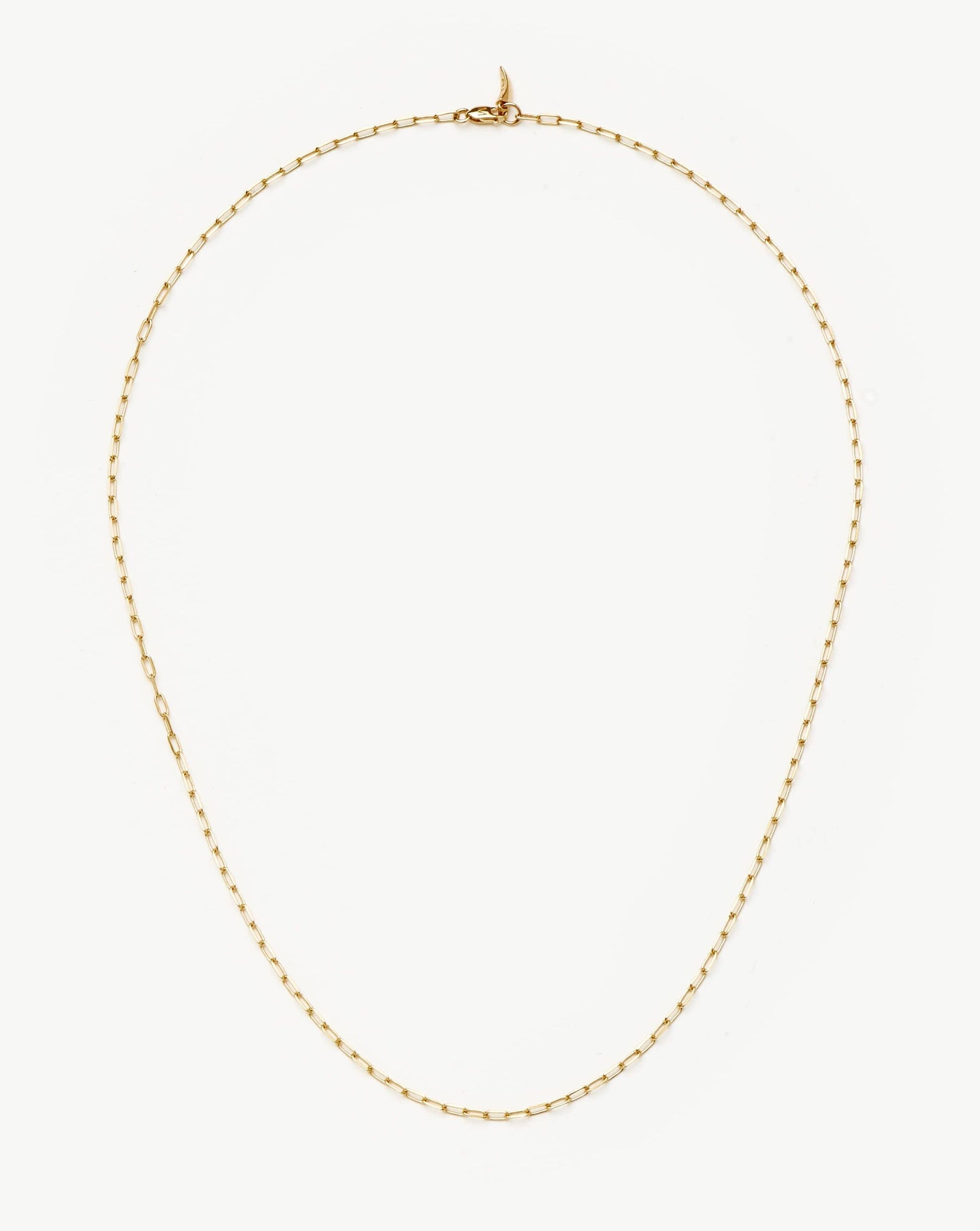 Fine Classic Paperclip Chain Necklace | 14k Solid Gold Necklaces Missoma 