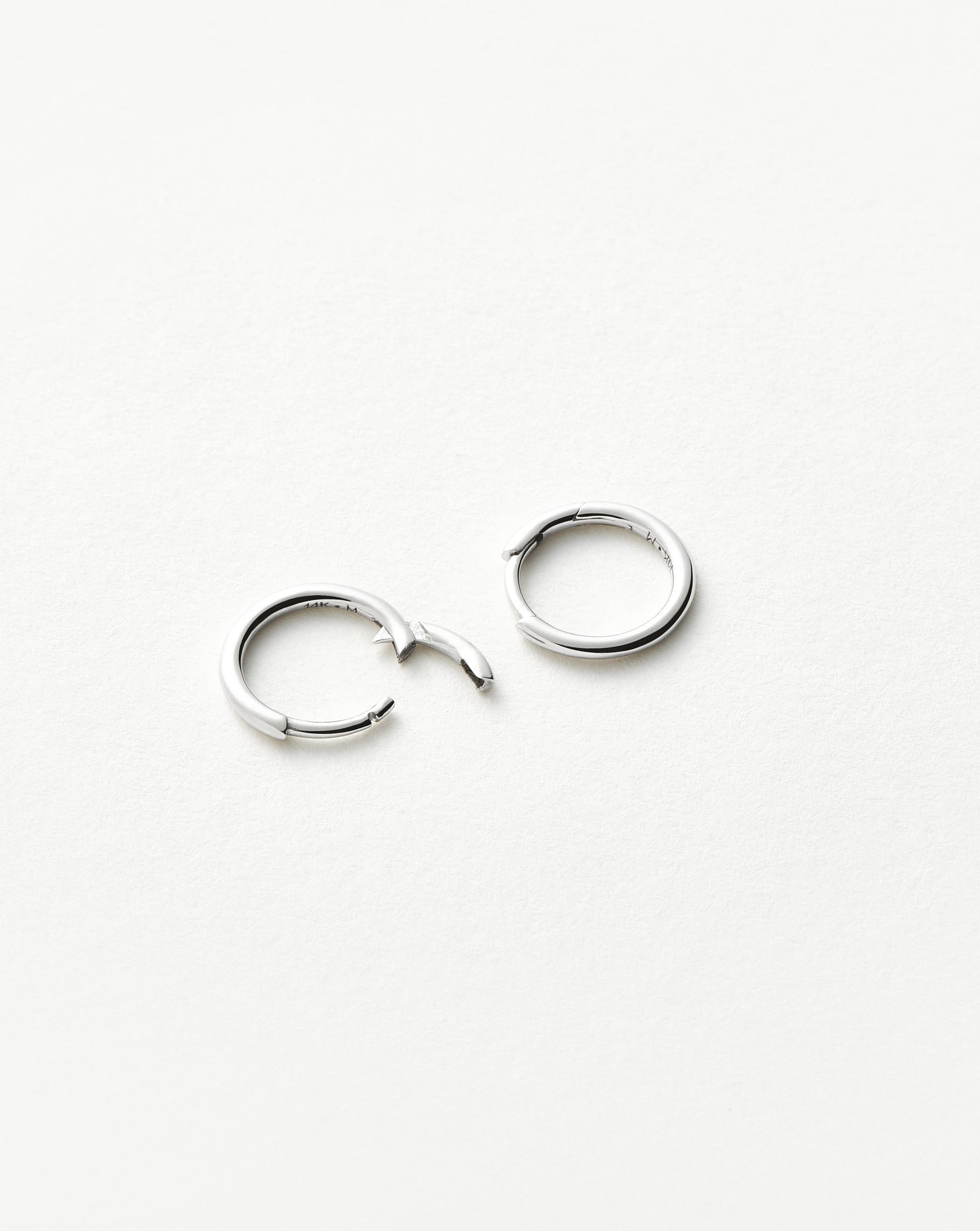 Fine Classic Small Hoop Earrings Earrings Missoma 