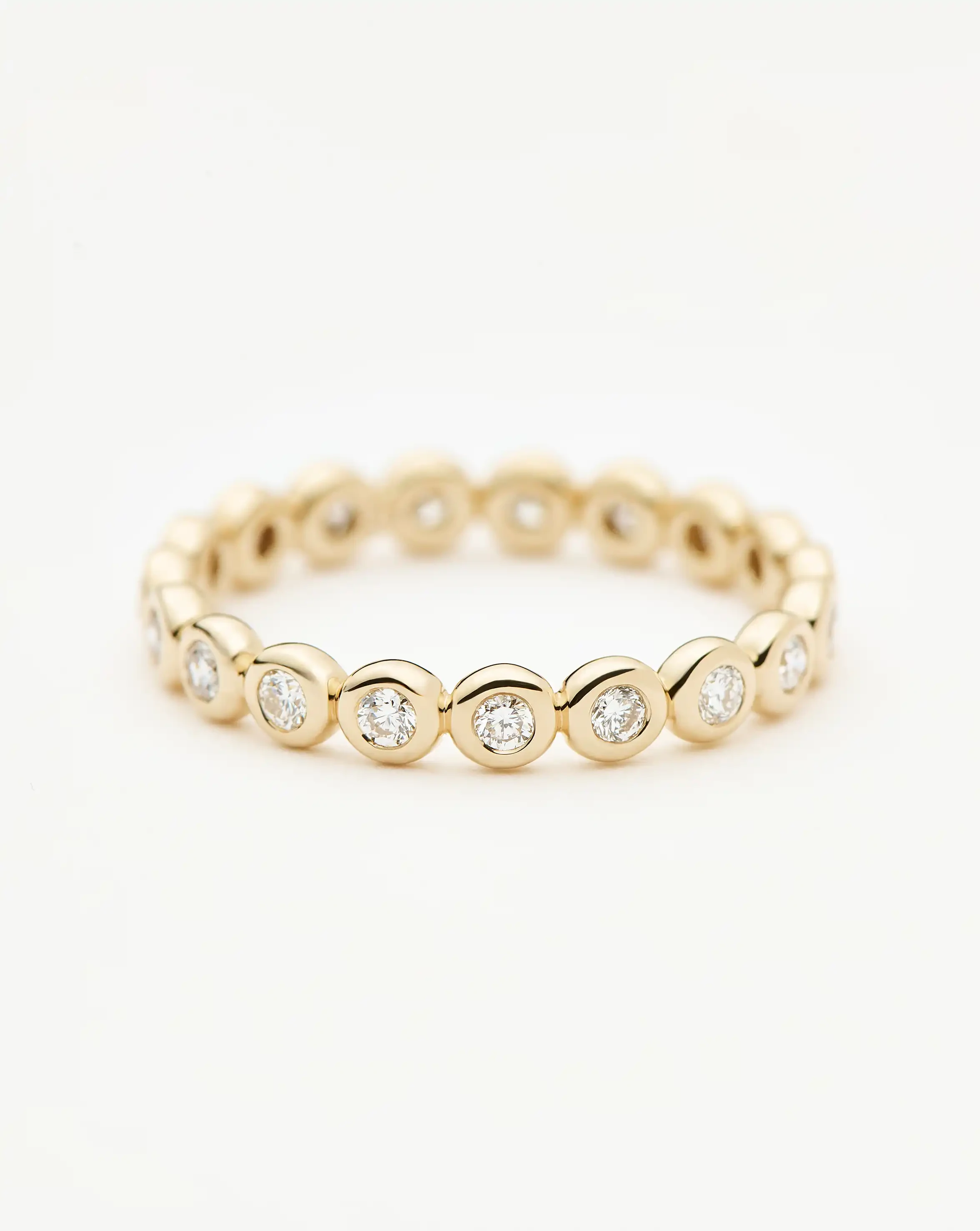 Fine Diamond Tennis Eternity Ring | 14k Solid Gold Rings Missoma 