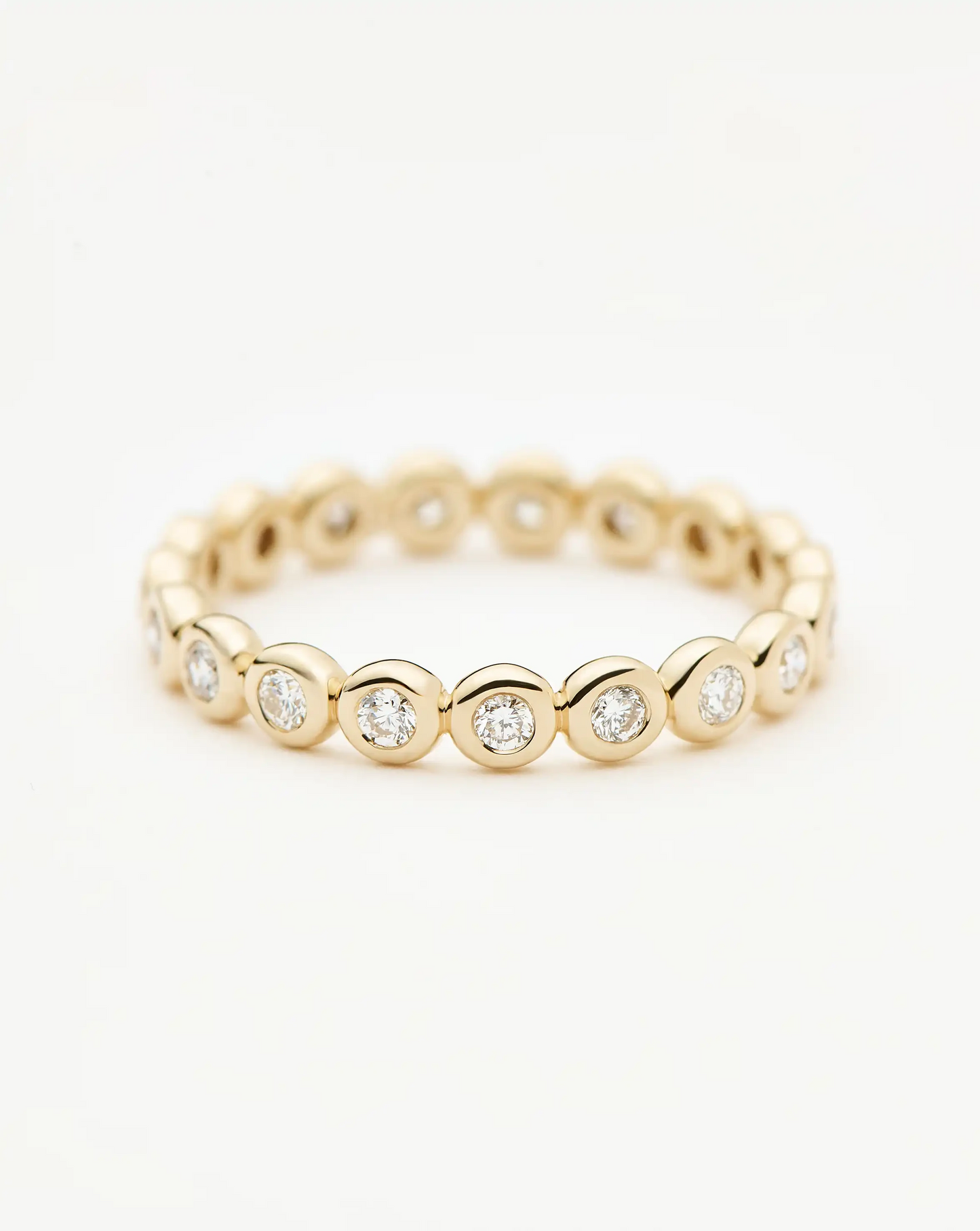 Fine Diamond Tennis Eternity Ring | 14k Solid Gold Rings Missoma 