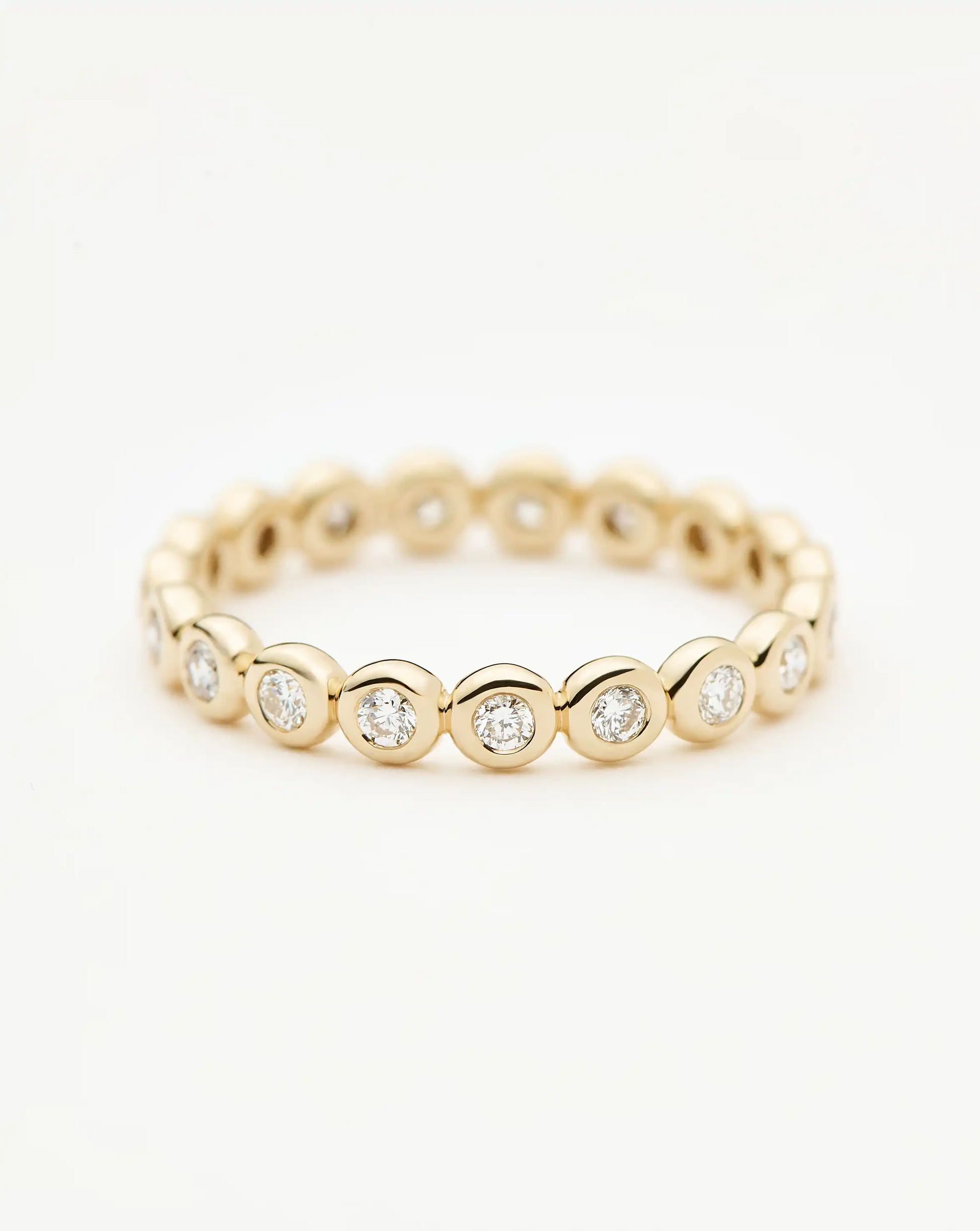 Fine Diamond Tennis Eternity Ring | 14k Solid Gold Rings Missoma 