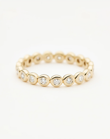 Fine Diamond Tennis Eternity Ring | 14k Solid Gold Rings Missoma 