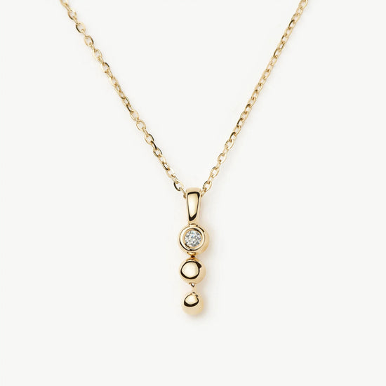 Fine Diamond Trio Necklace | 14k Yellow Gold Necklaces Missoma 