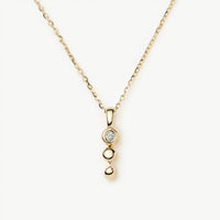 Fine Diamond Trio Necklace | 14k Yellow Gold Necklaces Missoma 