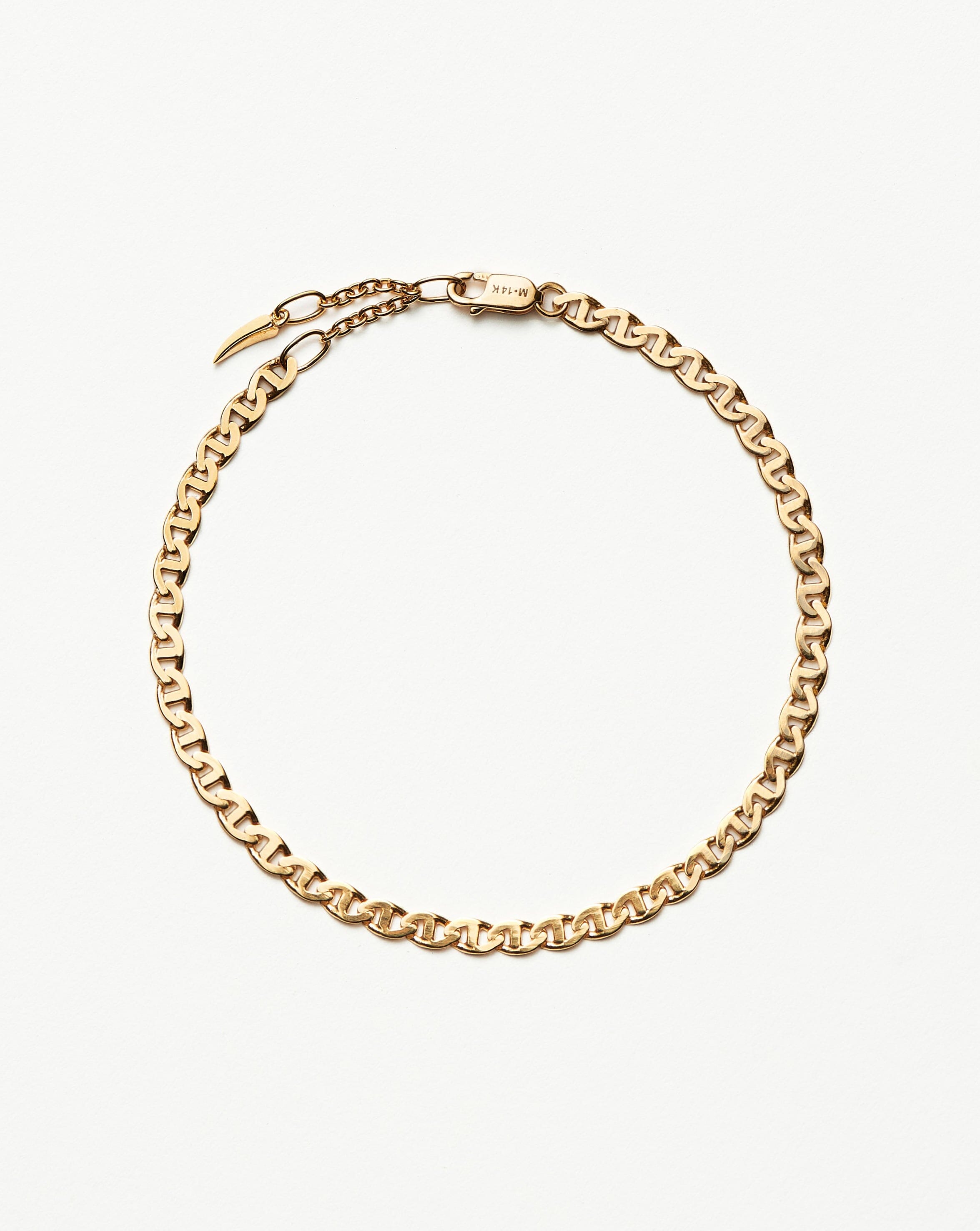 Fine Flat Mariner Chain Bracelet Bracelets Missoma 