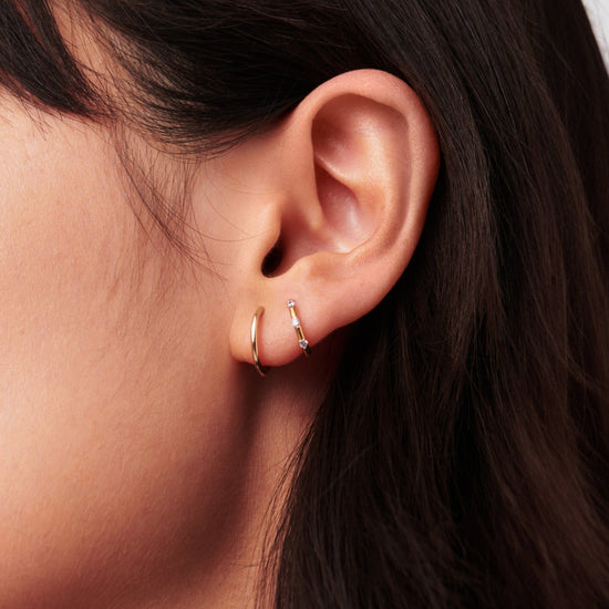 Fine Hoop Earring Set Layering Sets Missoma 