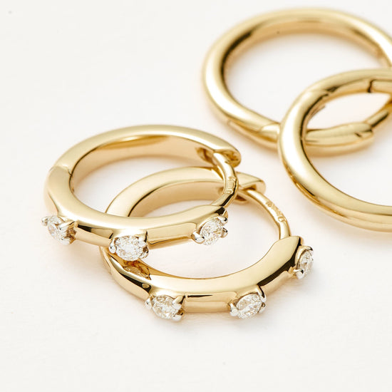 Fine Hoop Earring Set Layering Sets Missoma 