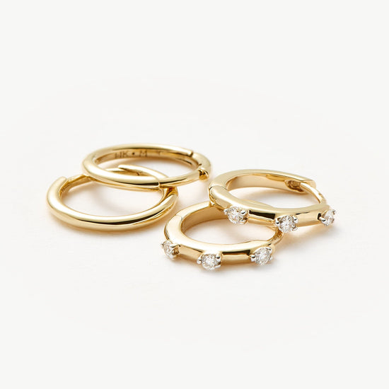 Fine Hoop Earring Set Layering Sets Missoma 