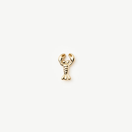 Fine Lobster Single Stud Earring | 14k Solid Gold Earrings Missoma 