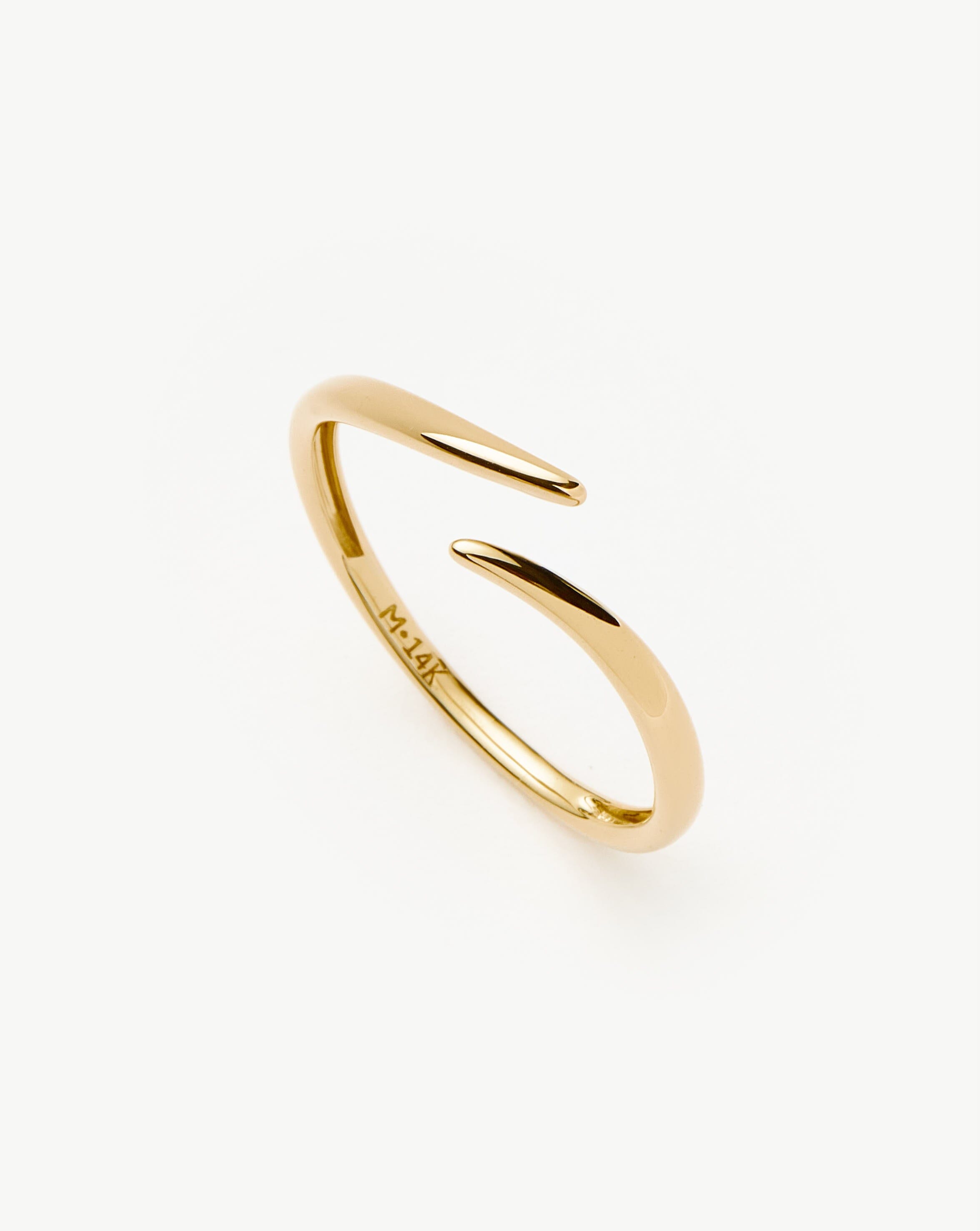 Fine Open Claw Ring - 14k Solid Gold | Missoma