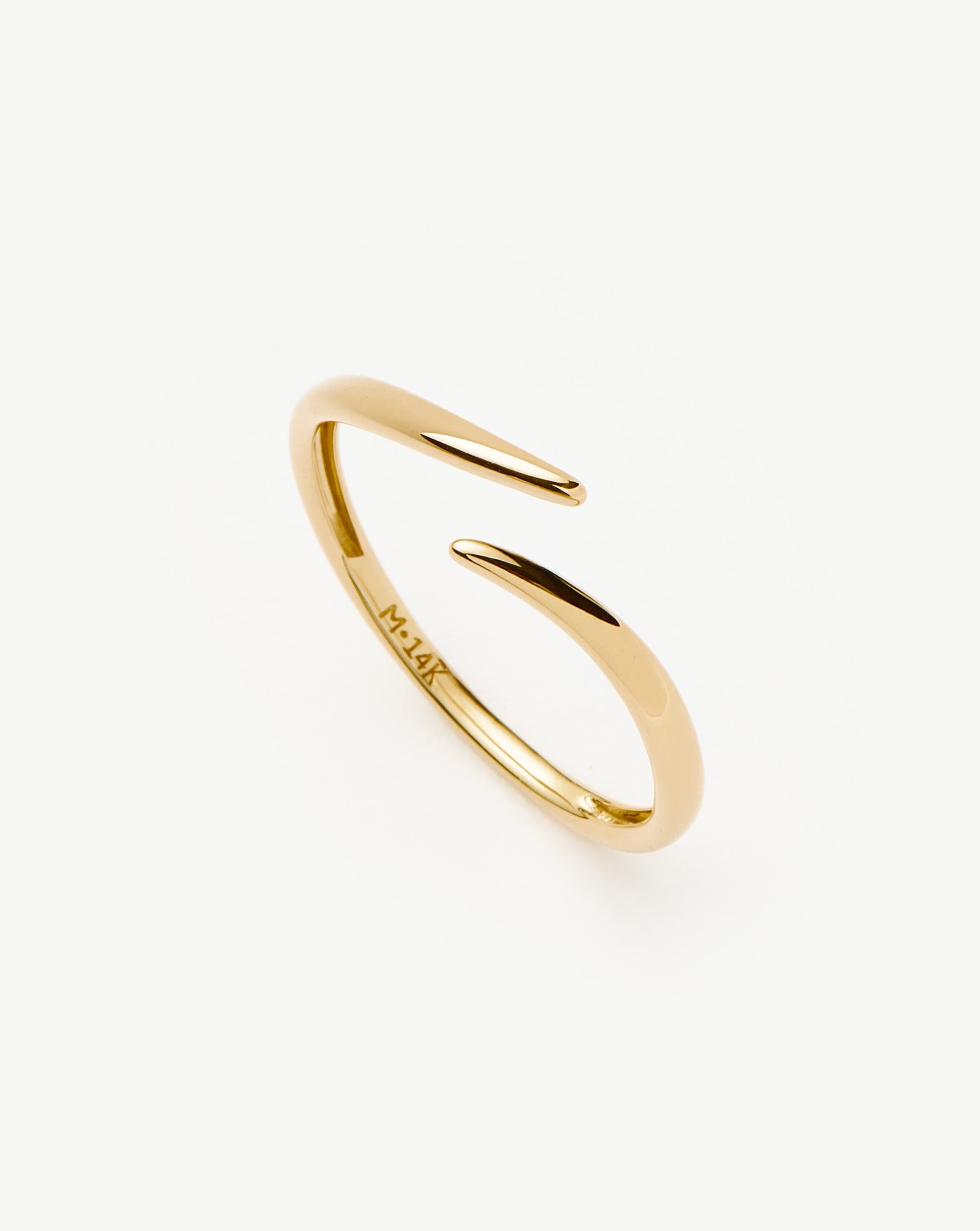 Fine Open Claw Ring | 14k Solid Gold Rings Missoma 