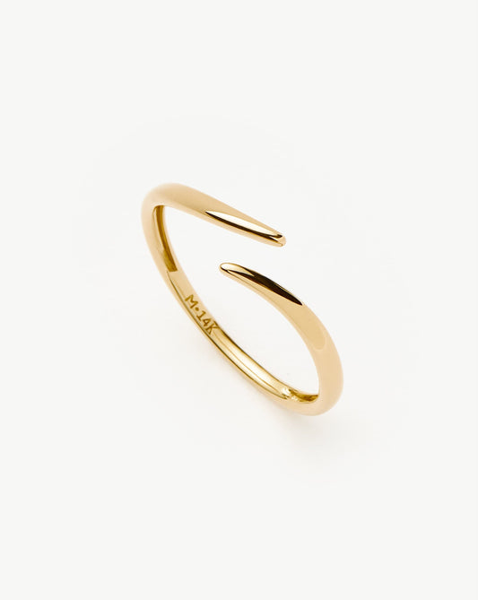 Fine Open Claw Ring | 14k Solid Gold Rings Missoma 