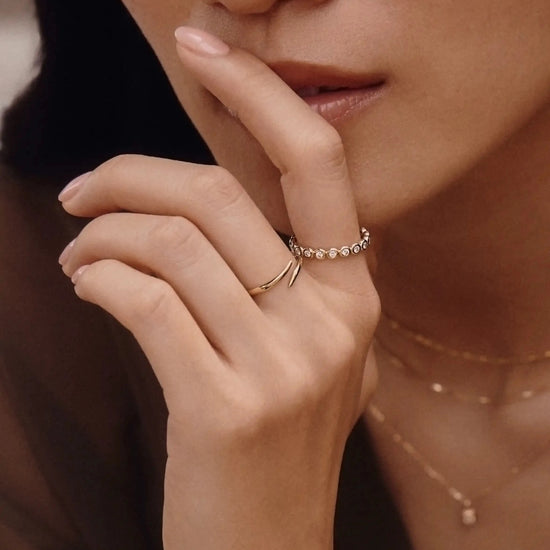 Fine Open Claw Ring | 14k Solid Gold Rings Missoma 