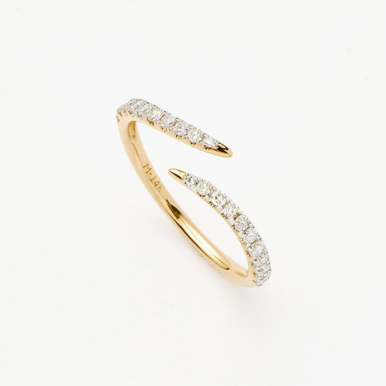 Fine Open Claw Ring - 14k Solid Gold/Diamond | Missoma