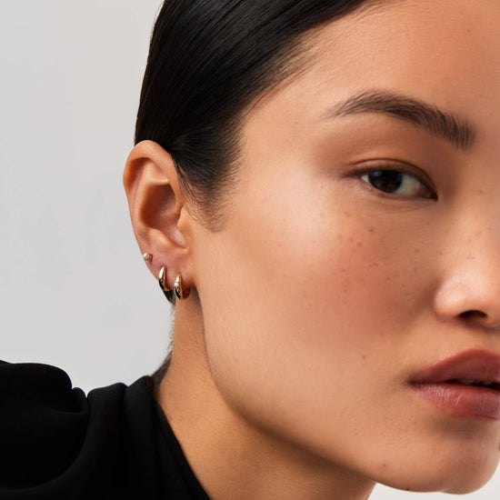 Fine Pearl Stud Earrings | 14k Solid Gold/Pearl Earrings Missoma 