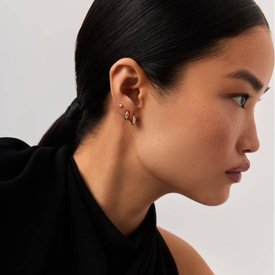 Fine Pearl Stud Earrings | 14k Solid Gold/Pearl Earrings Missoma 