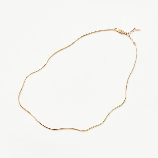 Fine Square Snake Chain Necklace Necklaces Missoma 