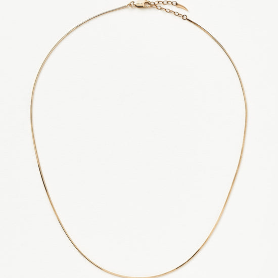 Fine Square Snake Chain Necklace Necklaces Missoma 