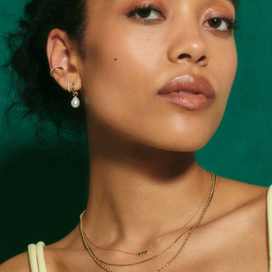 Fine Square Snake Chain Necklace Necklaces Missoma 