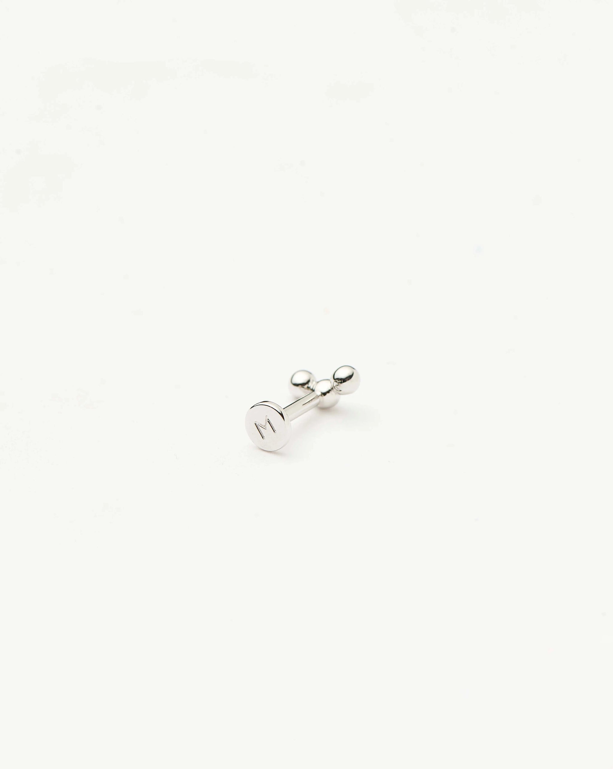 Fine Trio Piercing Stud Earring | 14k White Gold Earrings Missoma 