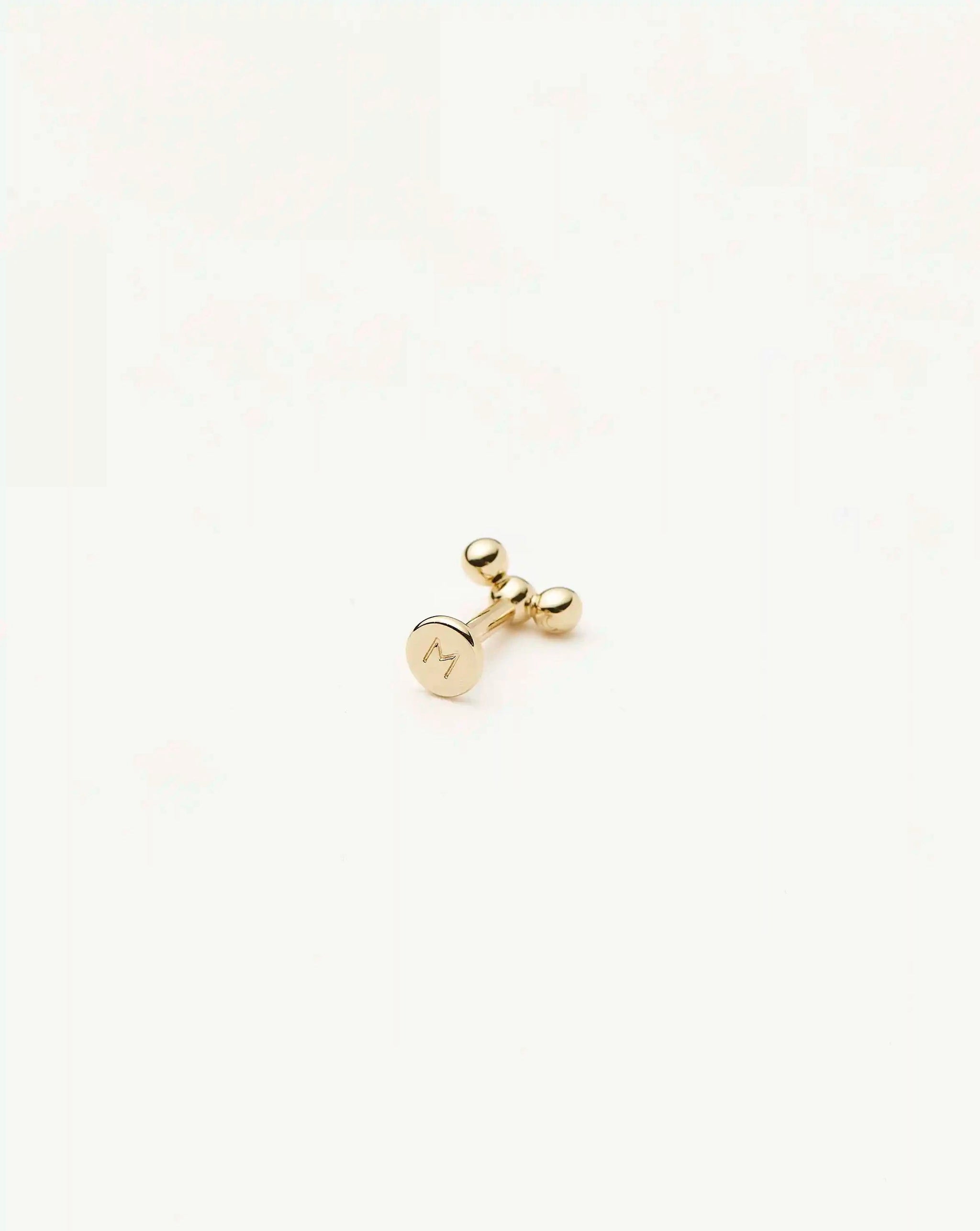 Fine Trio Piercing Stud Earring | 14k Yellow Gold Earrings Missoma 
