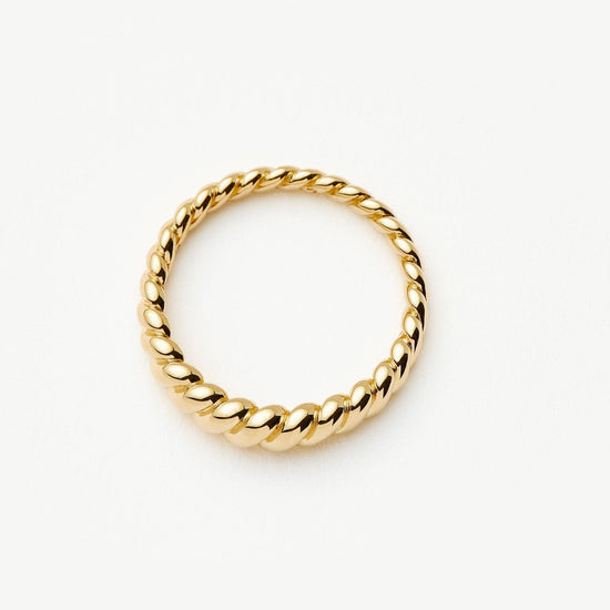 Fine Twisted Classic Ring | 14k Solid Gold Rings Missoma 