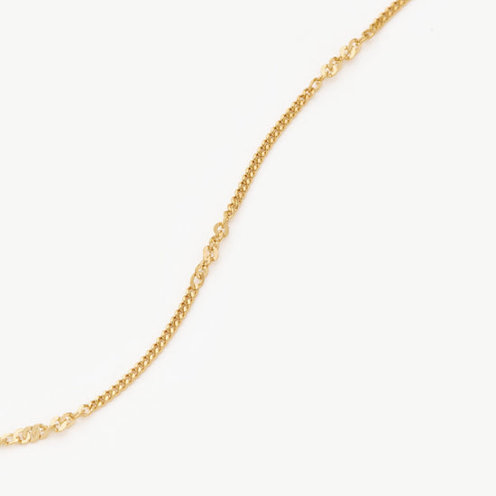 Fine Twisted Curb Chain Choker Necklaces Missoma 