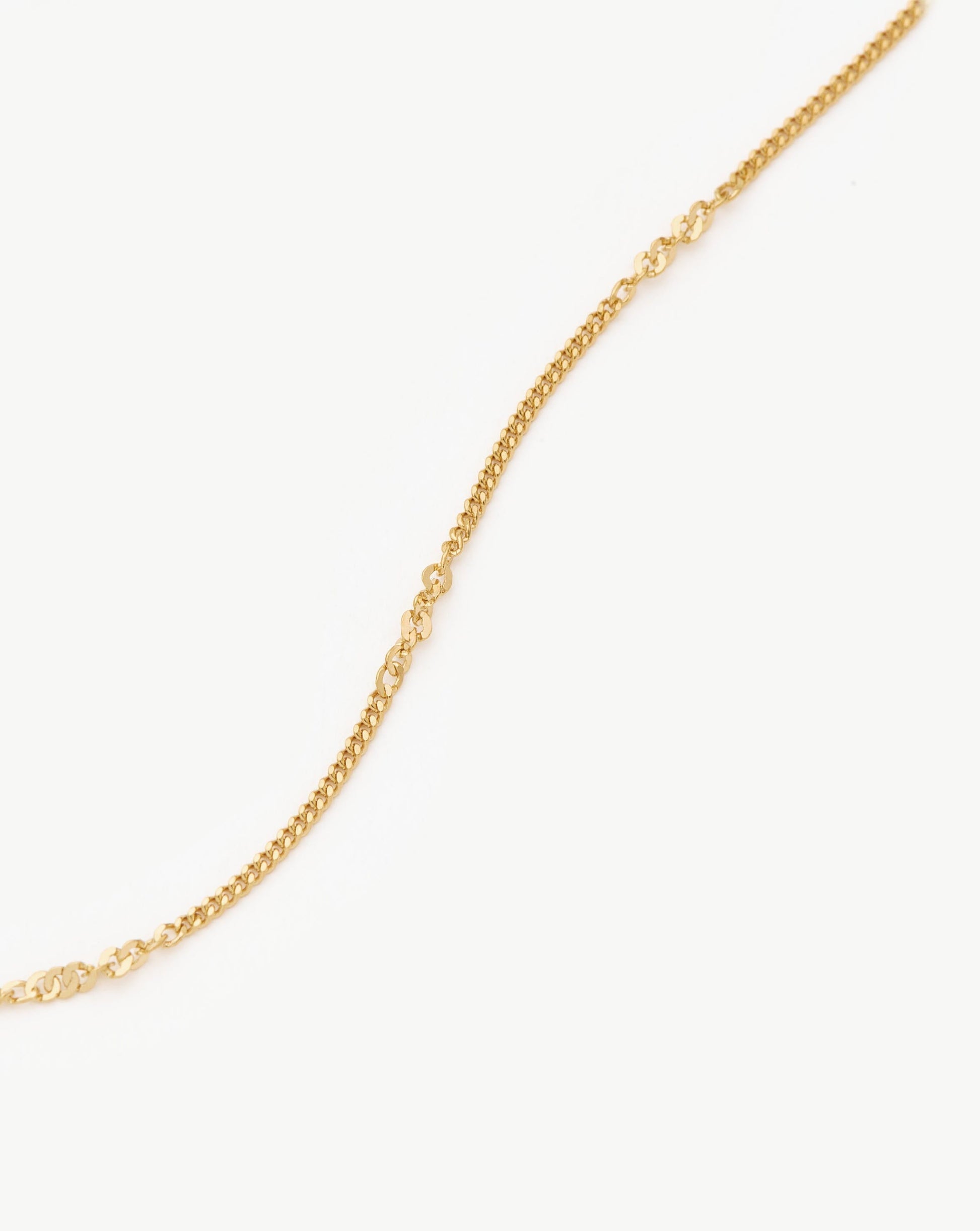 Fine Twisted Curb Chain Choker Necklaces Missoma 