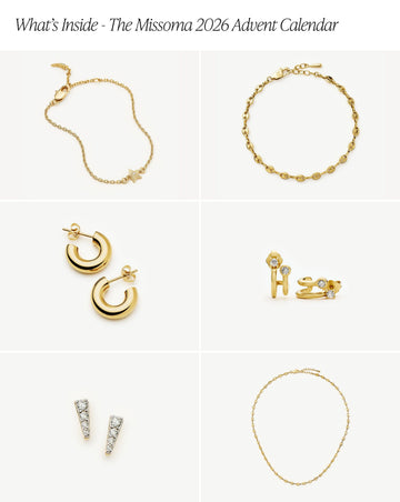 Gold Jewelry Advent Calendar | 18k Gold Plated Advent Calendar Missoma 