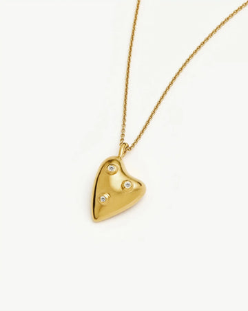 Harris Reed All My Heart Necklace | 18k Gold Plated/Cubic Zirconia Necklaces Missoma 