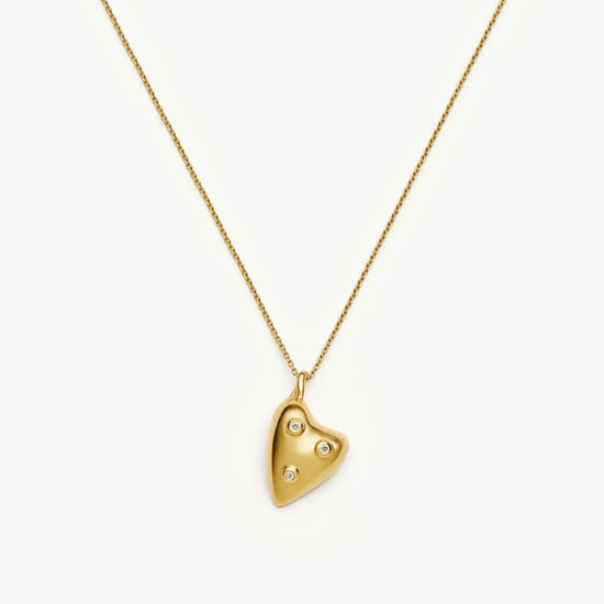 Harris Reed All My Heart Necklace | 18k Gold Plated/Cubic Zirconia Necklaces Missoma 